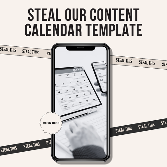 Free Content Calendar Template – Digital Download for Marketing & Social Media Planning