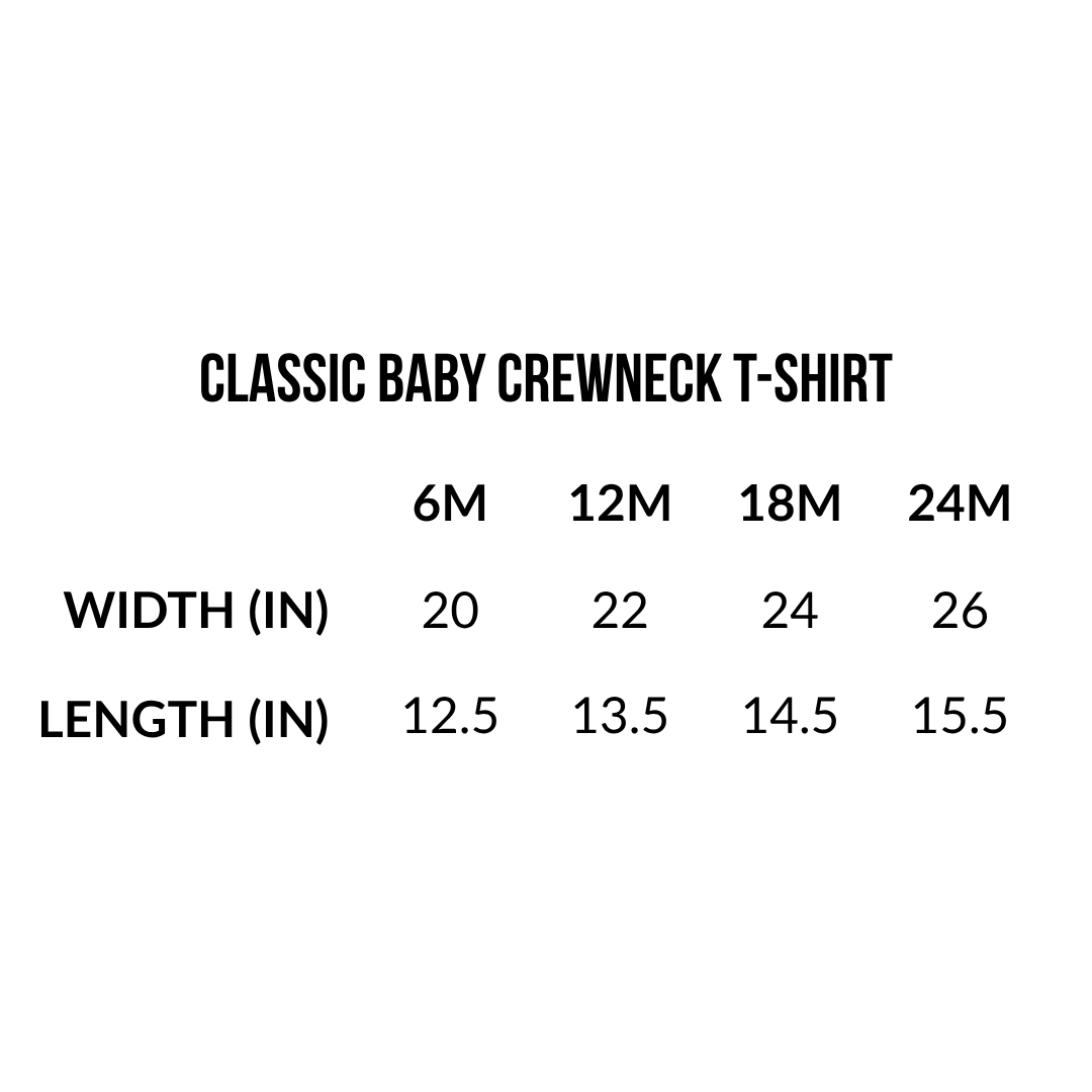 THOUGH SHE BE BUT LITTLE, SHE IS FIERCE | Classic Baby Crewneck T-shirt