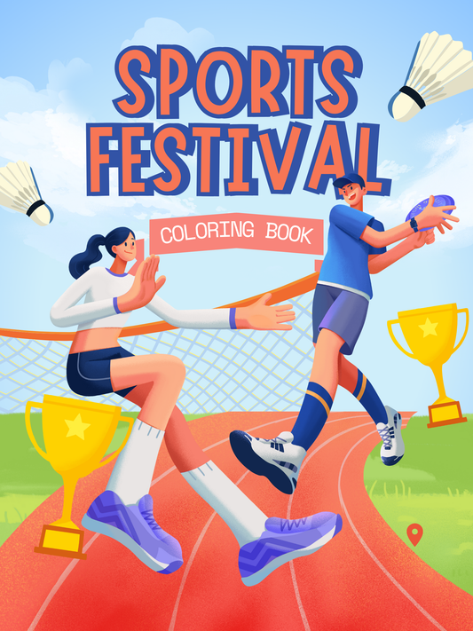 Sports Coloring Book