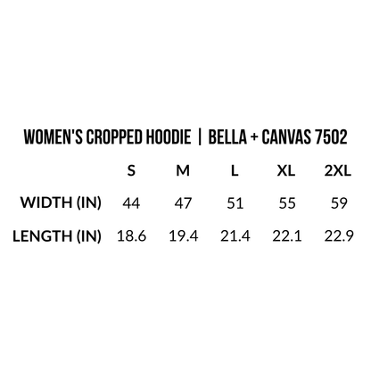 YOU'RE DOING AMZG SWEETIE | Women's Cropped Hoodie